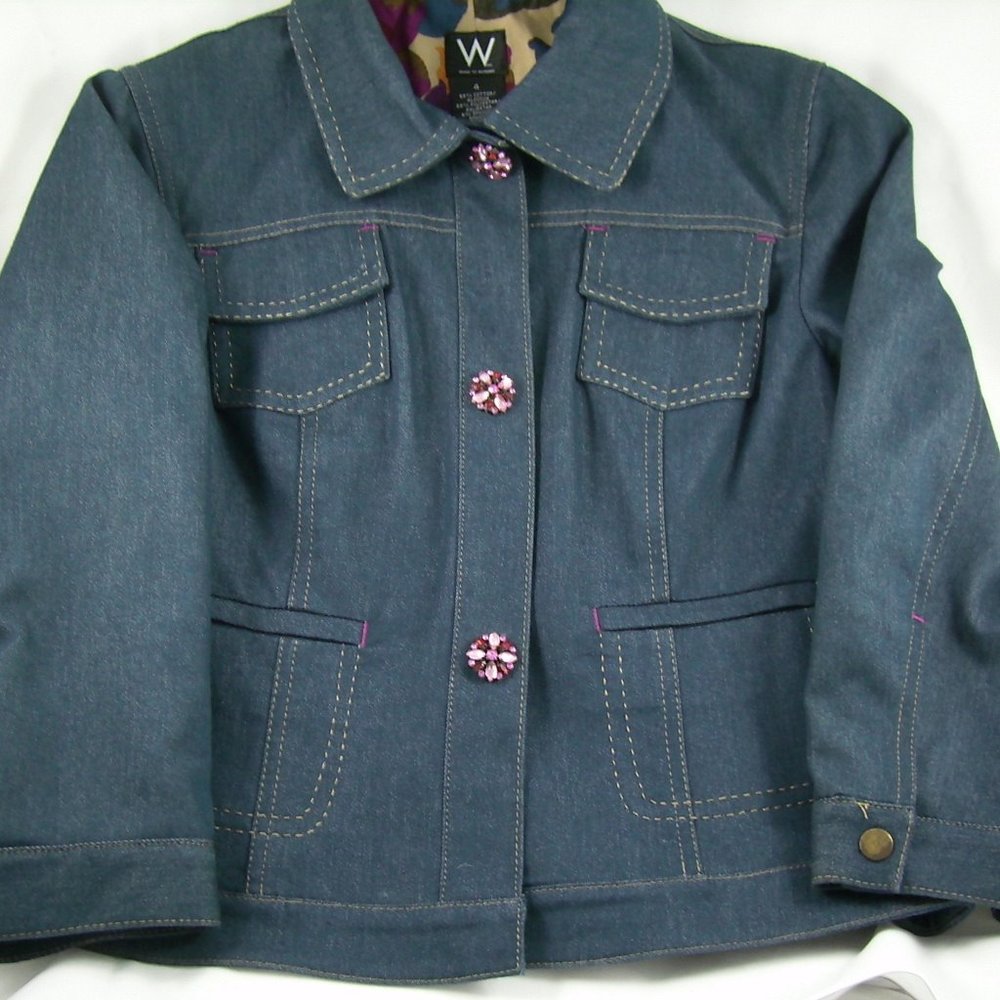 Work to Weekend Jeans Jacket & Pants - Size 4
